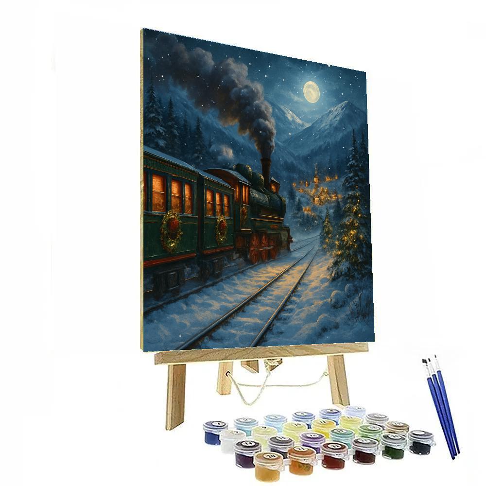 Midnight Train To Christmas Valley Numbered painting kits