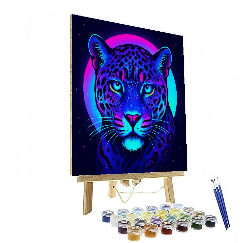 Galactic Jaguar Spectrum Face Numbered painting kits