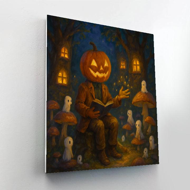 Mushroom Circle Storytime With Forest Spirits Paint by numbers kits