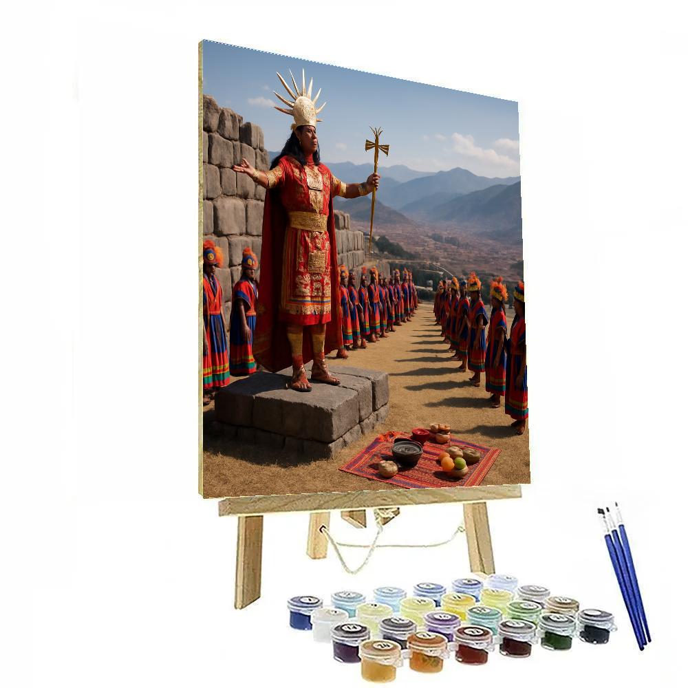 Inti Raymi Inca Sun Festival In Cusco Number painting