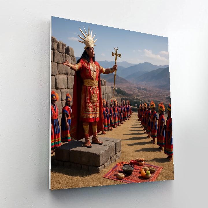 Inti Raymi Inca Sun Festival In Cusco Number painting