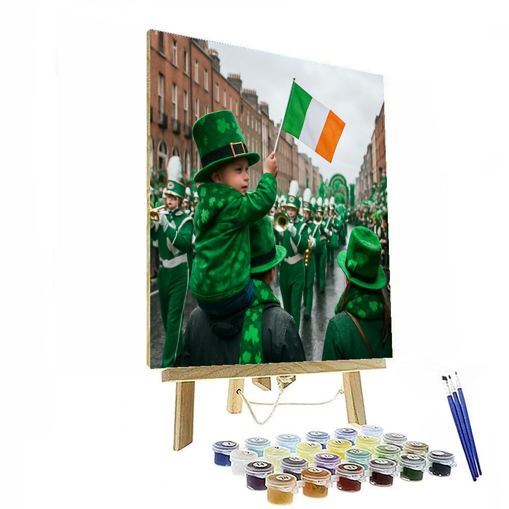 St Patricks Day Parade On Dublin Streets Paint by numbers art