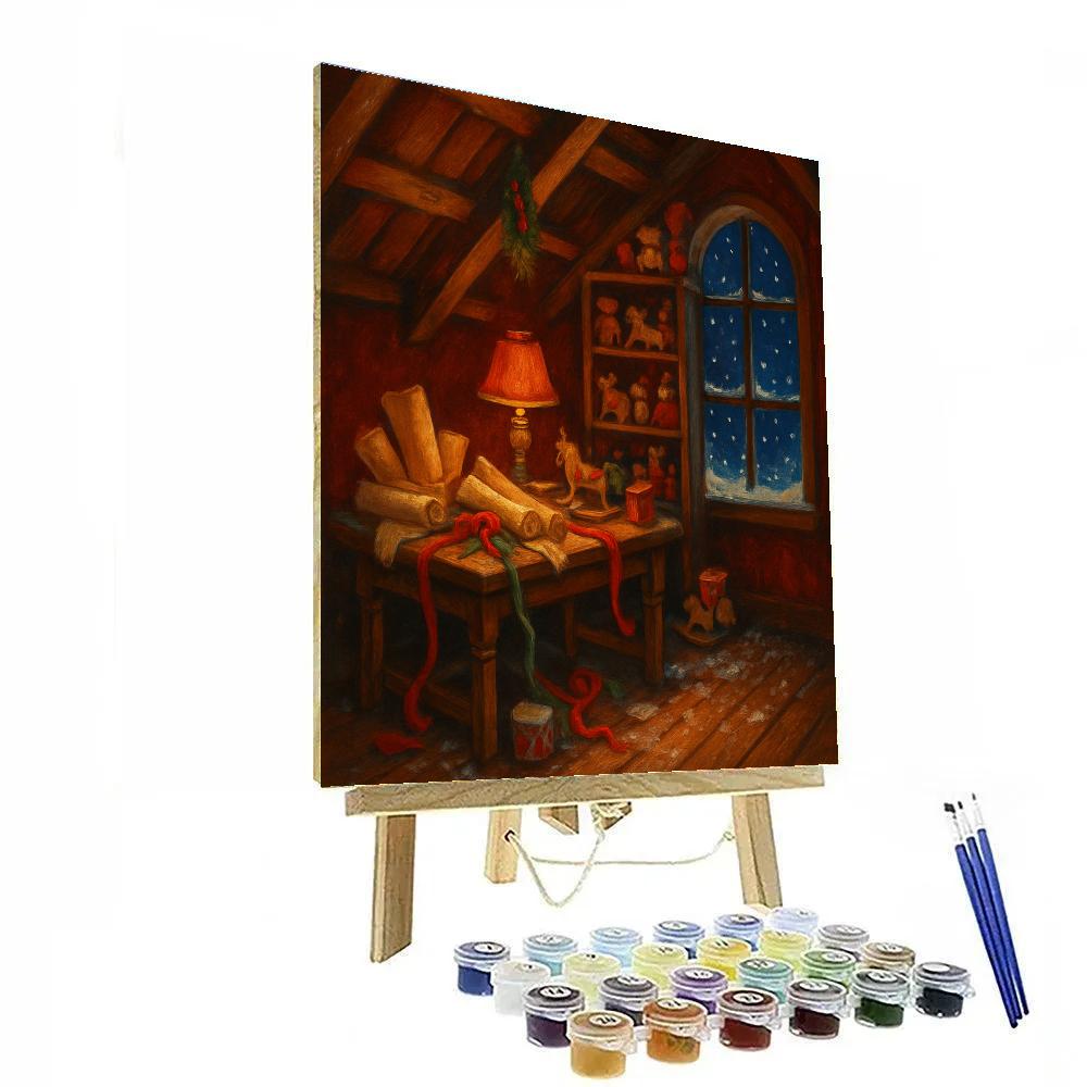 Midnight Gift Workshop In The Attic DIY paint by numbers