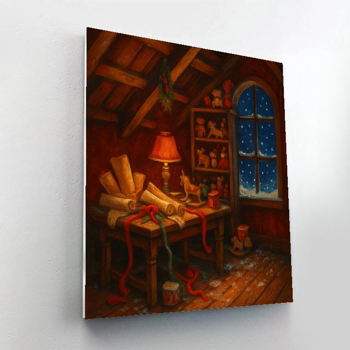 Midnight Gift Workshop In The Attic DIY paint by numbers