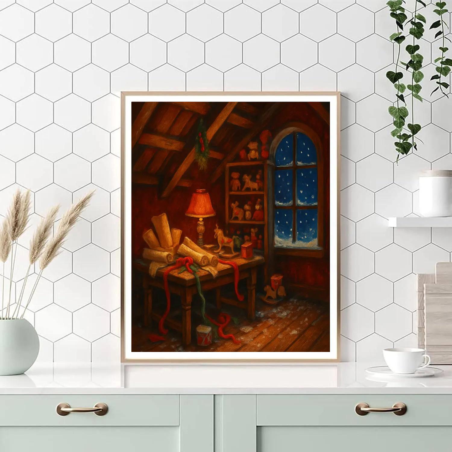 Midnight Gift Workshop In The Attic DIY paint by numbers