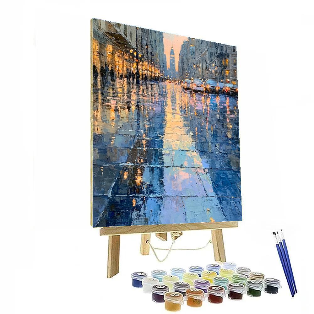 Edgar Degas Inspired Reflections After The Rain painting number kit