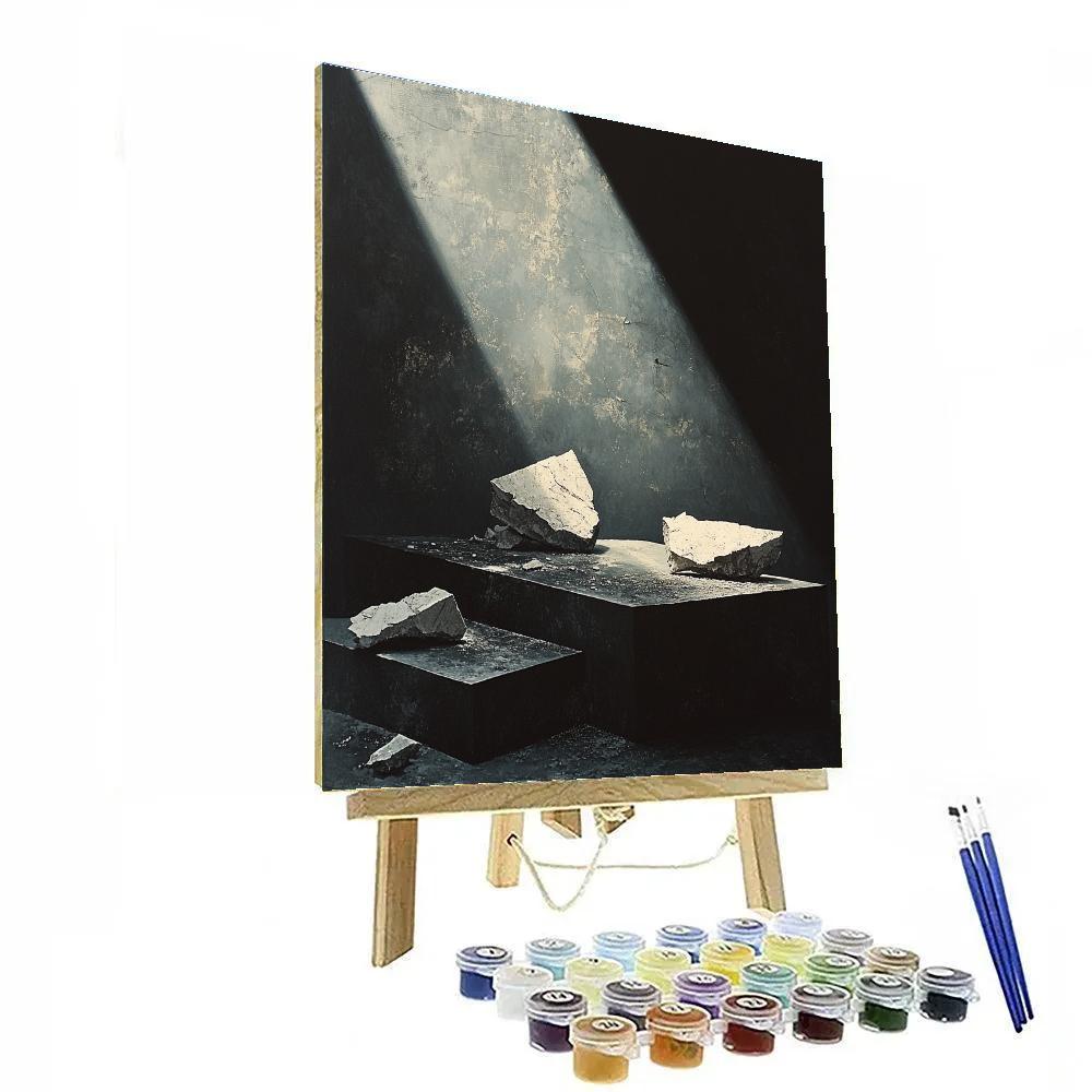 Caravaggio Inspired Constellation Of Memory Shards painting number kit