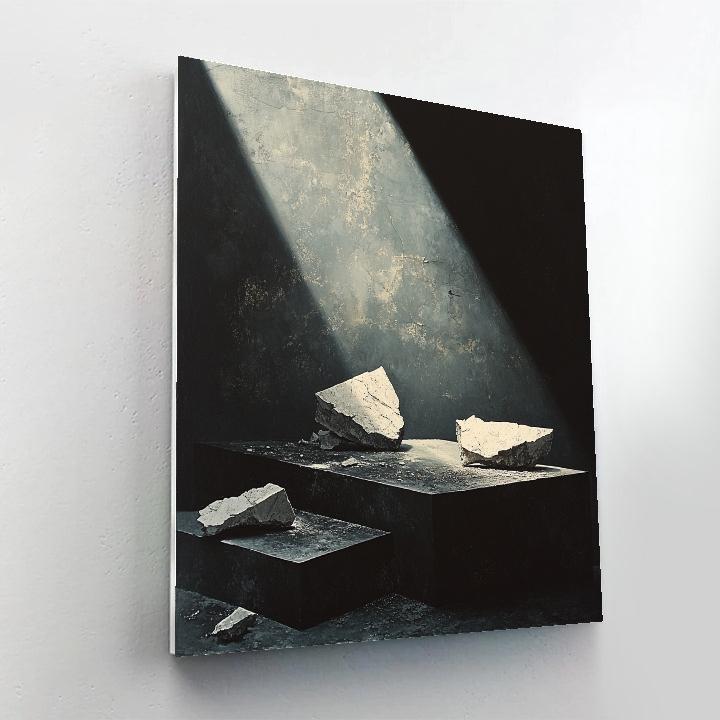 Caravaggio Inspired Constellation Of Memory Shards painting number kit