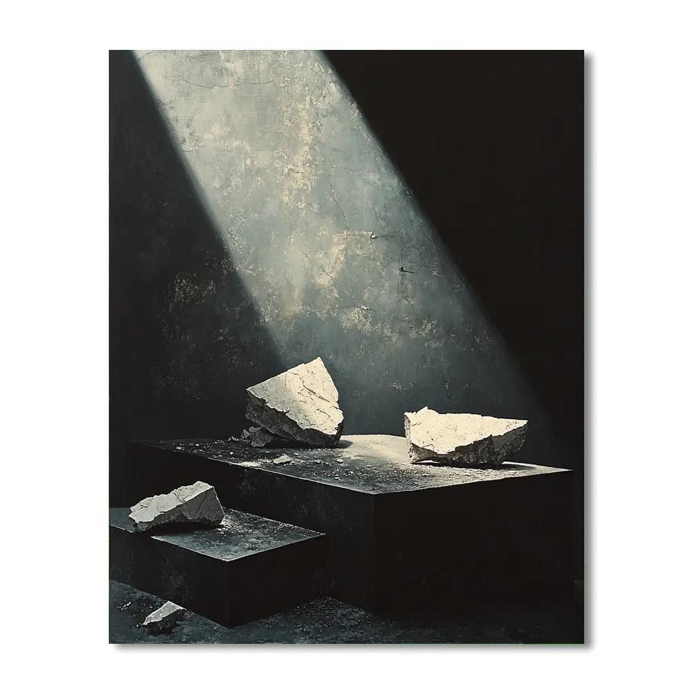 Caravaggio Inspired Constellation Of Memory Shards painting number kit