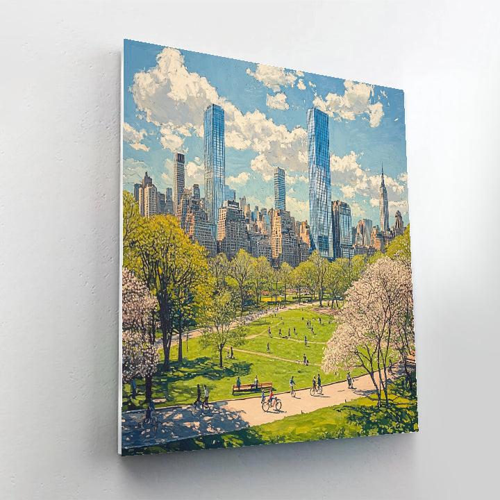 Central Park Skyline Edge New York United States paint by numbers