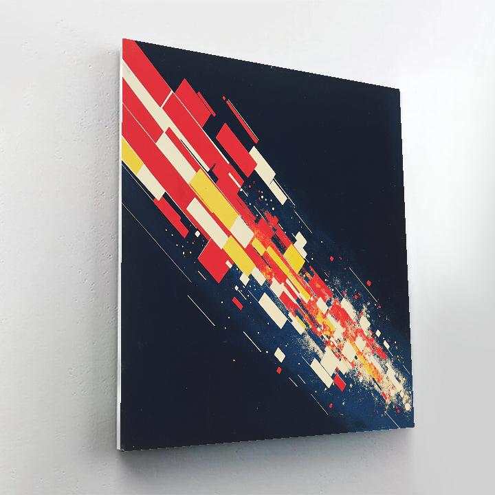 Kazimir Malevich Inspired Nebular Vector Fields paint by color