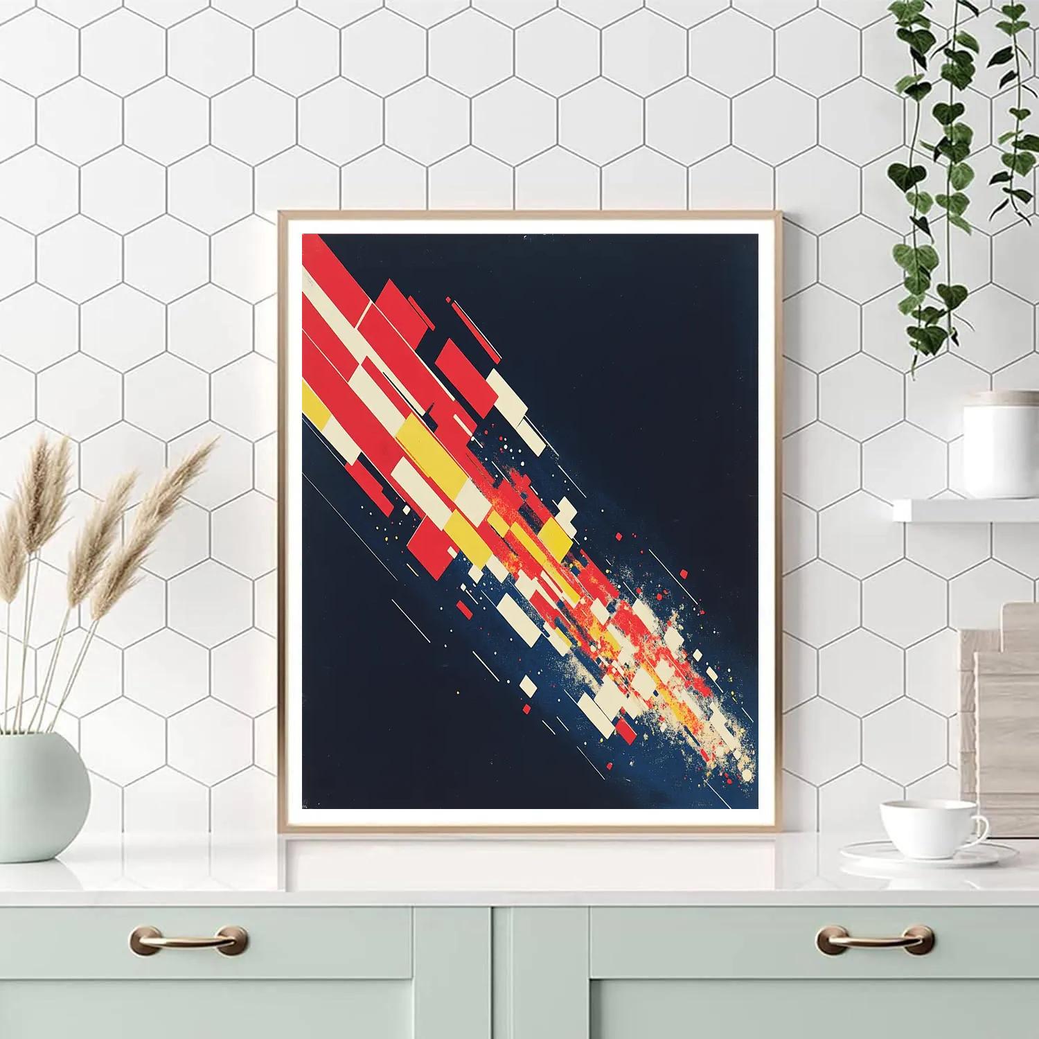 Kazimir Malevich Inspired Nebular Vector Fields paint by color