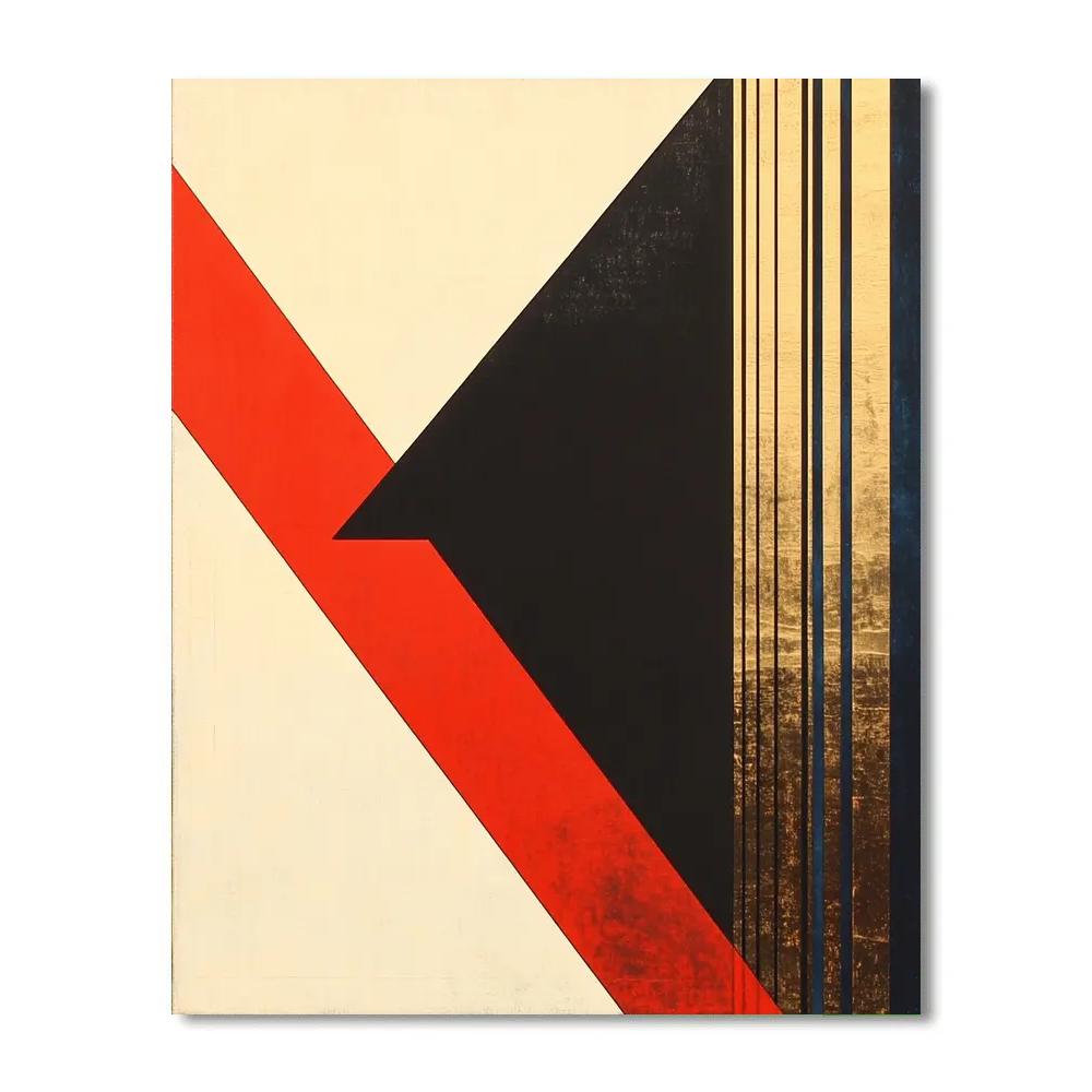 Kazimir Malevich Inspired Chrono Space Plane Paint by numbers kits