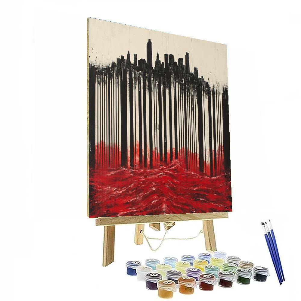 Banksy Inspired Drowned Horizons Numbered painting kits