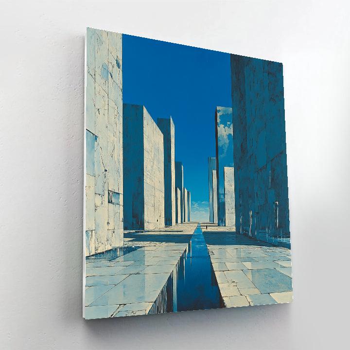 Salvador Dali Inspired Melting Cityscape Painting by numbers kit