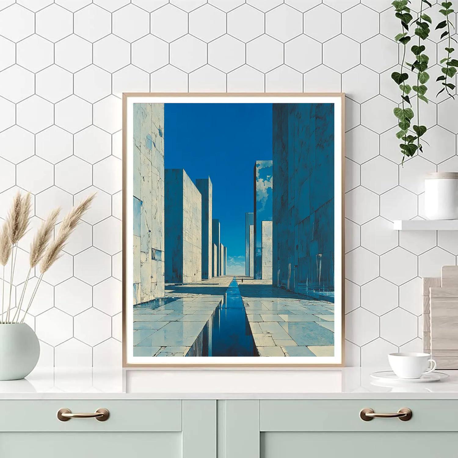 Salvador Dali Inspired Melting Cityscape Painting by numbers kit
