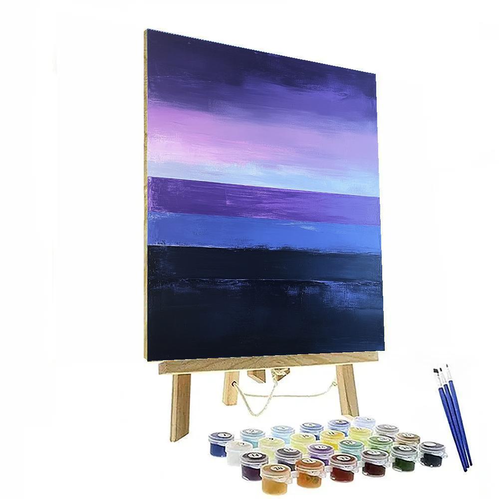 Mark Rothko Inspired Celestial Silence In Indigo Number painting