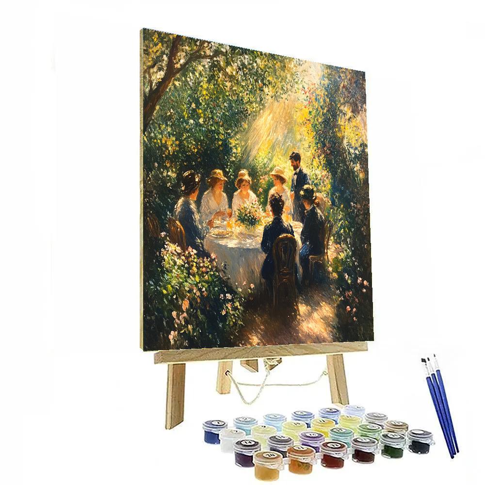 Renoir Inspired Garden Luncheon Painting by numbers kit