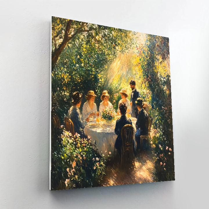 Renoir Inspired Garden Luncheon Painting by numbers kit