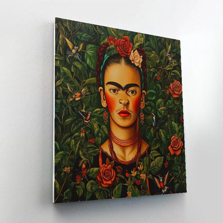Frida Kahlo Inspired Garden Self Symbolism Painting by numbers kit