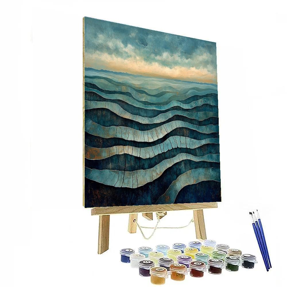 Max Ernst Inspired Dream Erosion Landscape Painting by numbers kit