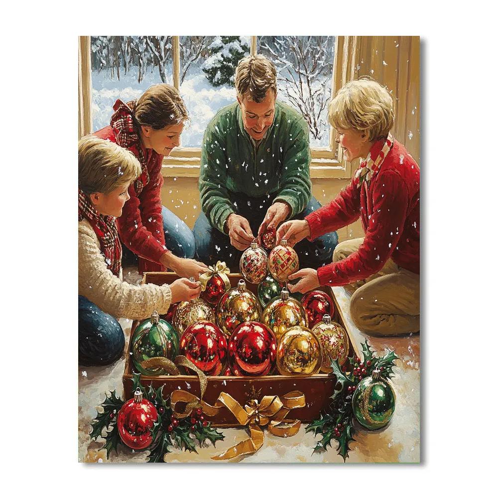 Ornament Box Memories paint by numbers