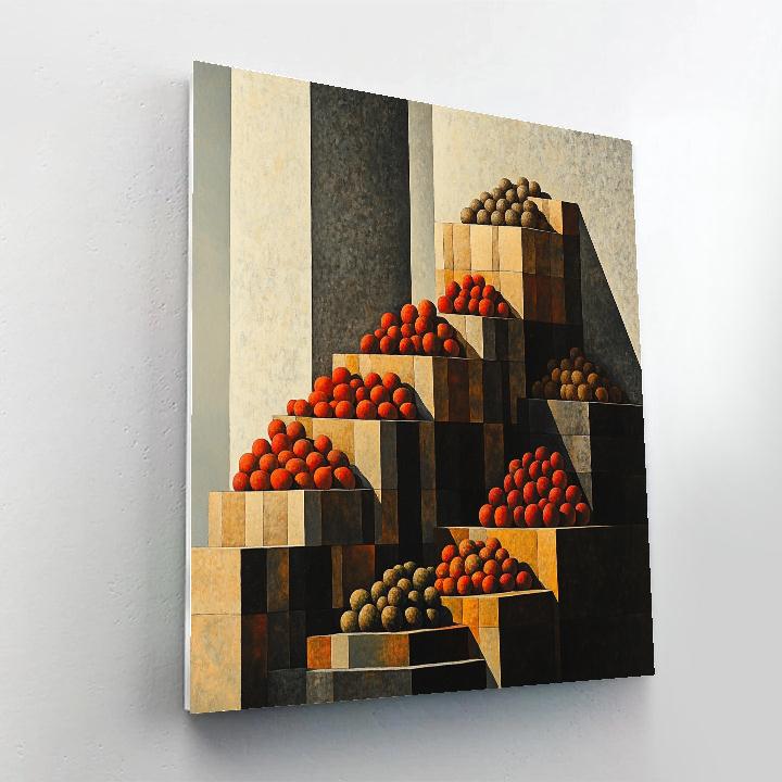 Diego Velázquez Inspired Market Haze Of Forms painting number kit