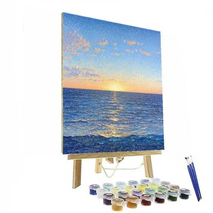 Georges Seurat Inspired Tidal Light Horizon DIY paint by numbers