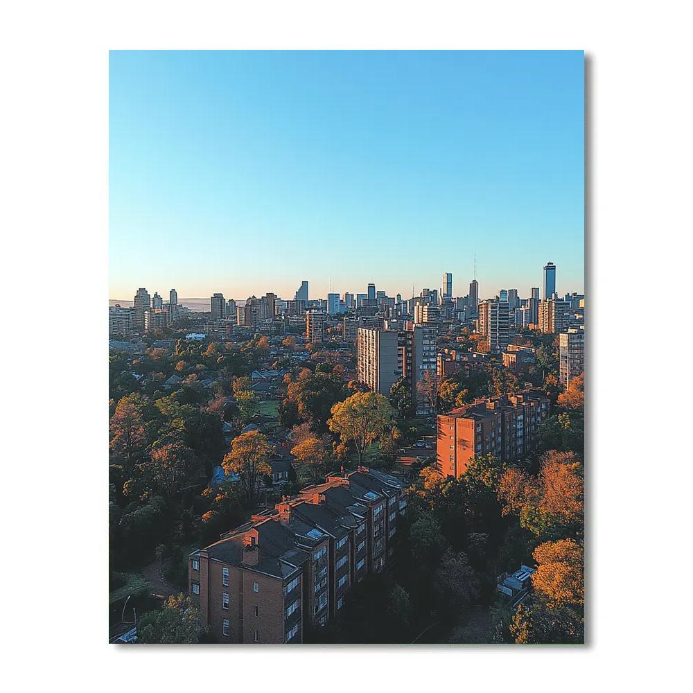 Skydeck View Over Johannesburg Johannesburg South Africa paint by numbers