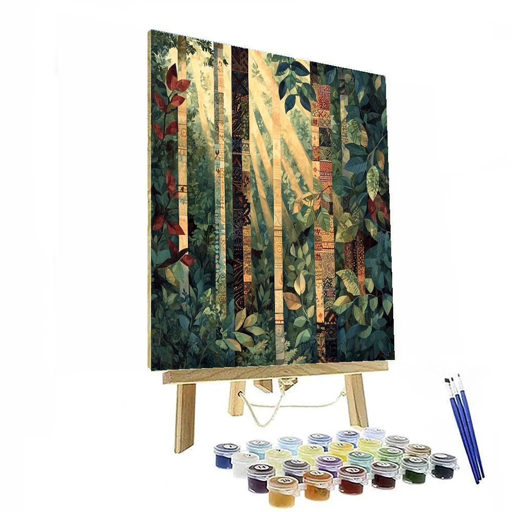 Frida Kahlo Inspired Rainforest Of Woven Spirits Paint by numbers kits