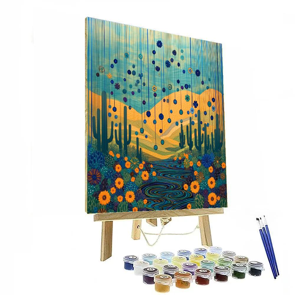 Frida Kahlo Inspired Threads Of Ancestral Rain Painting by numbers kit