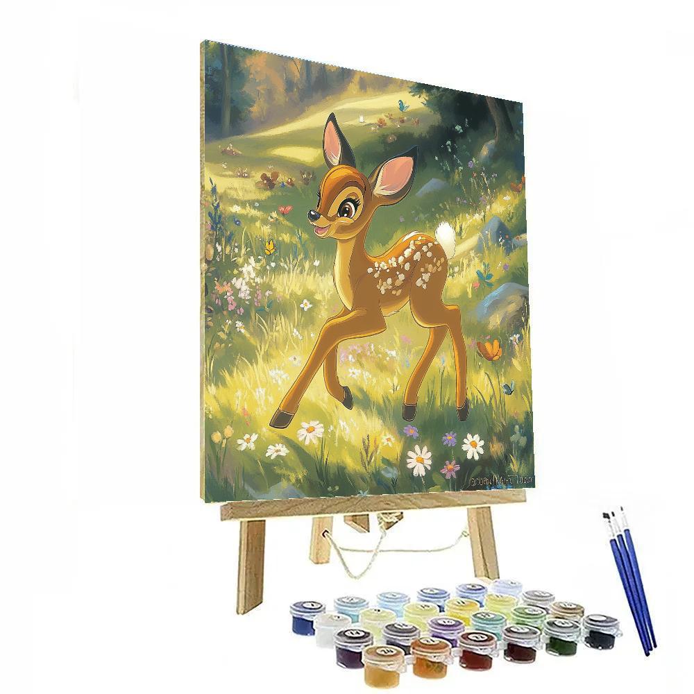 Bambi Woodland Spring Disney Inspired Paint by numbers kits