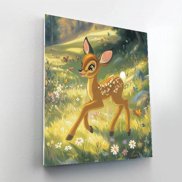 Bambi Woodland Spring Disney Inspired Paint by numbers kits