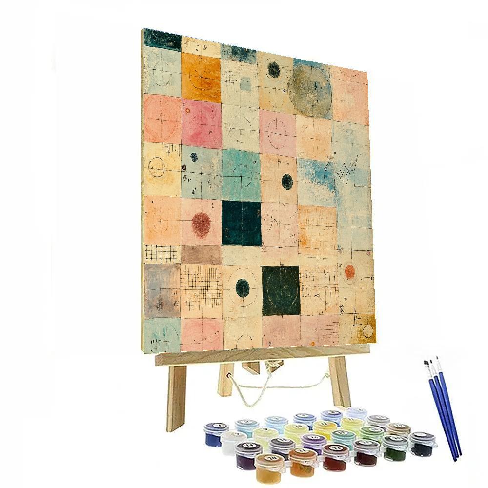 Paul Klee Inspired Planetary Map Of Dreams Painting by numbers kit