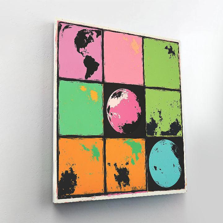 Andy Warhol Inspired Pop Planet Series Painting by numbers kit