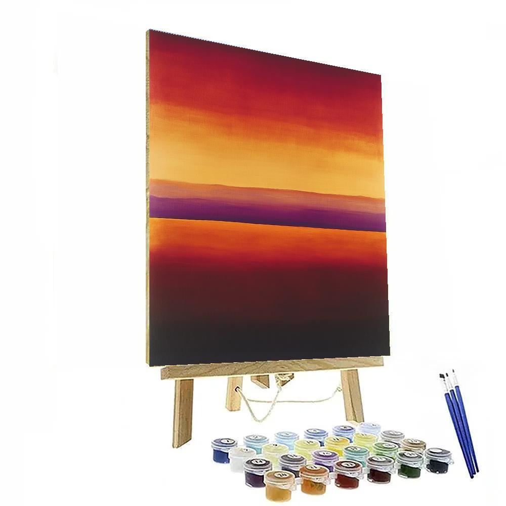 Rothko Inspired Dusk Over Desert Paint by numbers kits