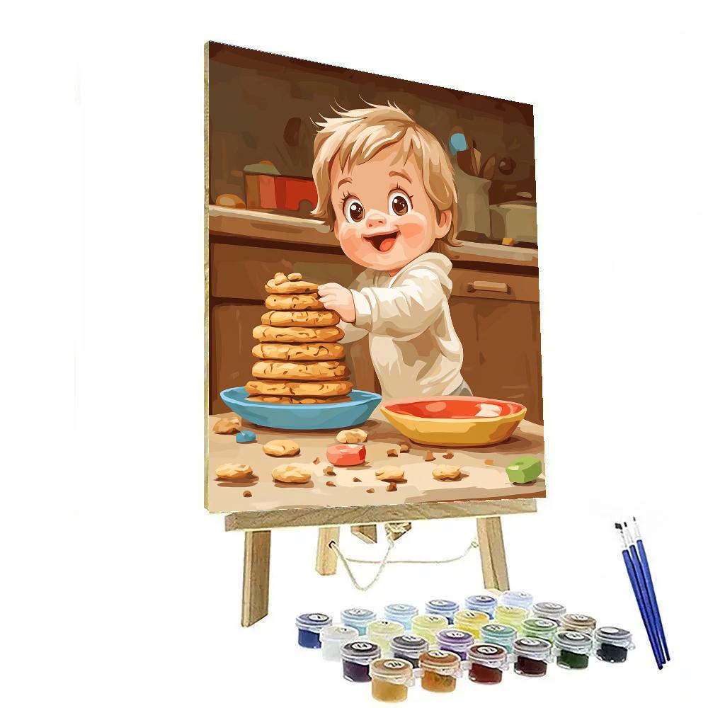 Jack Jack Cookie Caper Disney Inspired painting number kit