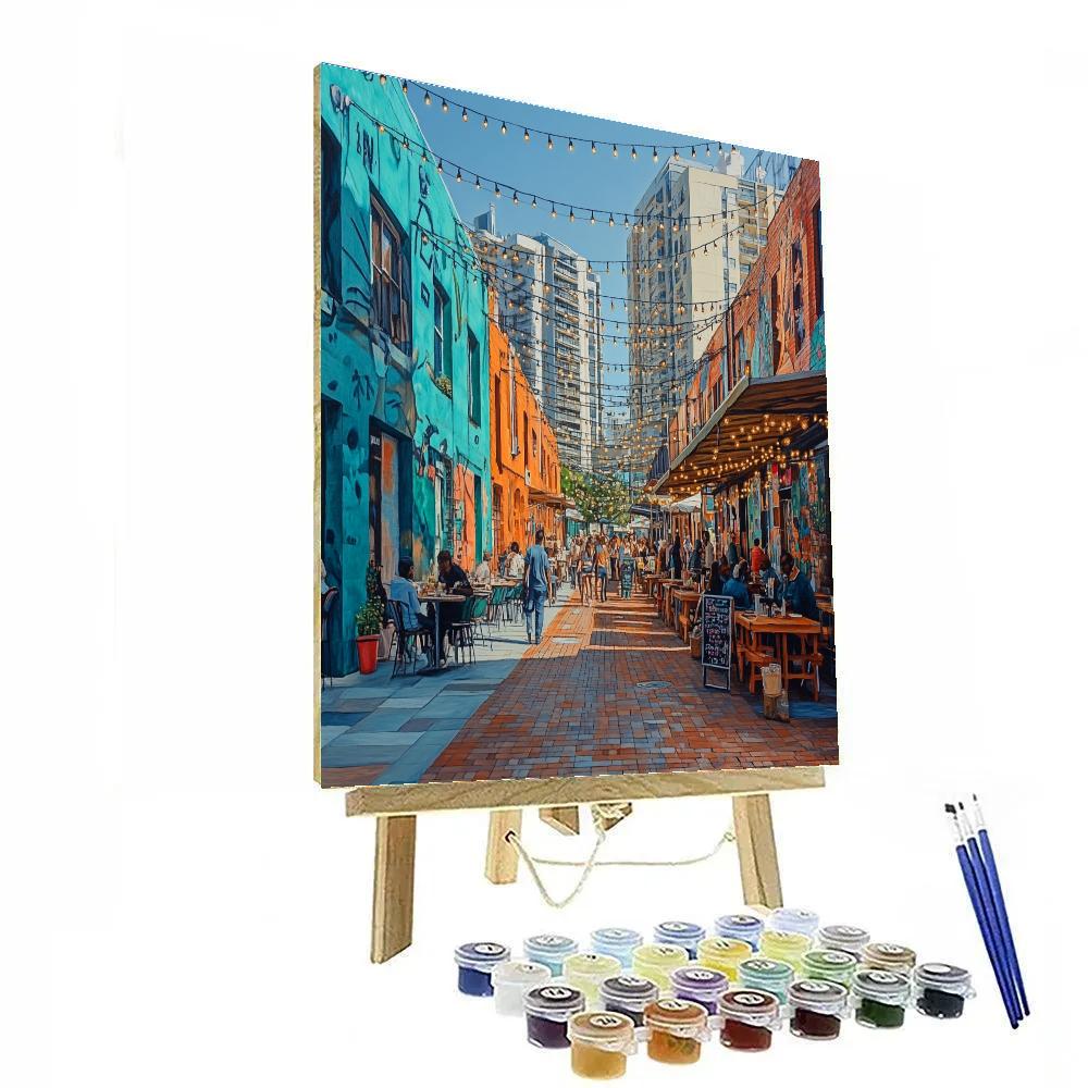 Johannesburg Maboneng Precinct Street Art Johannesburg South Africa DIY paint by numbers