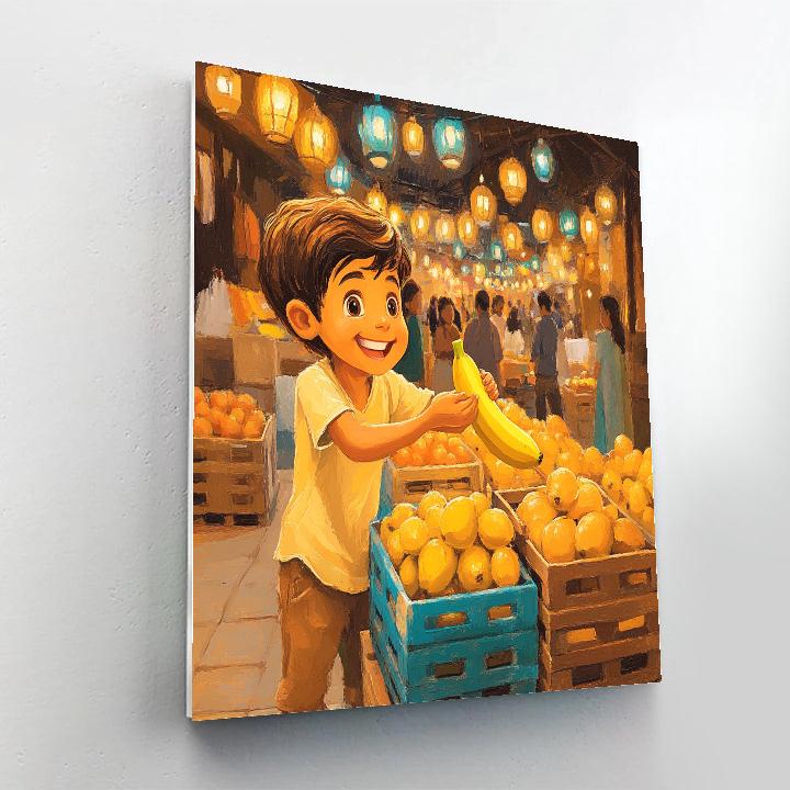 Abu Banana Heist Disney Inspired Painting by numbers kit