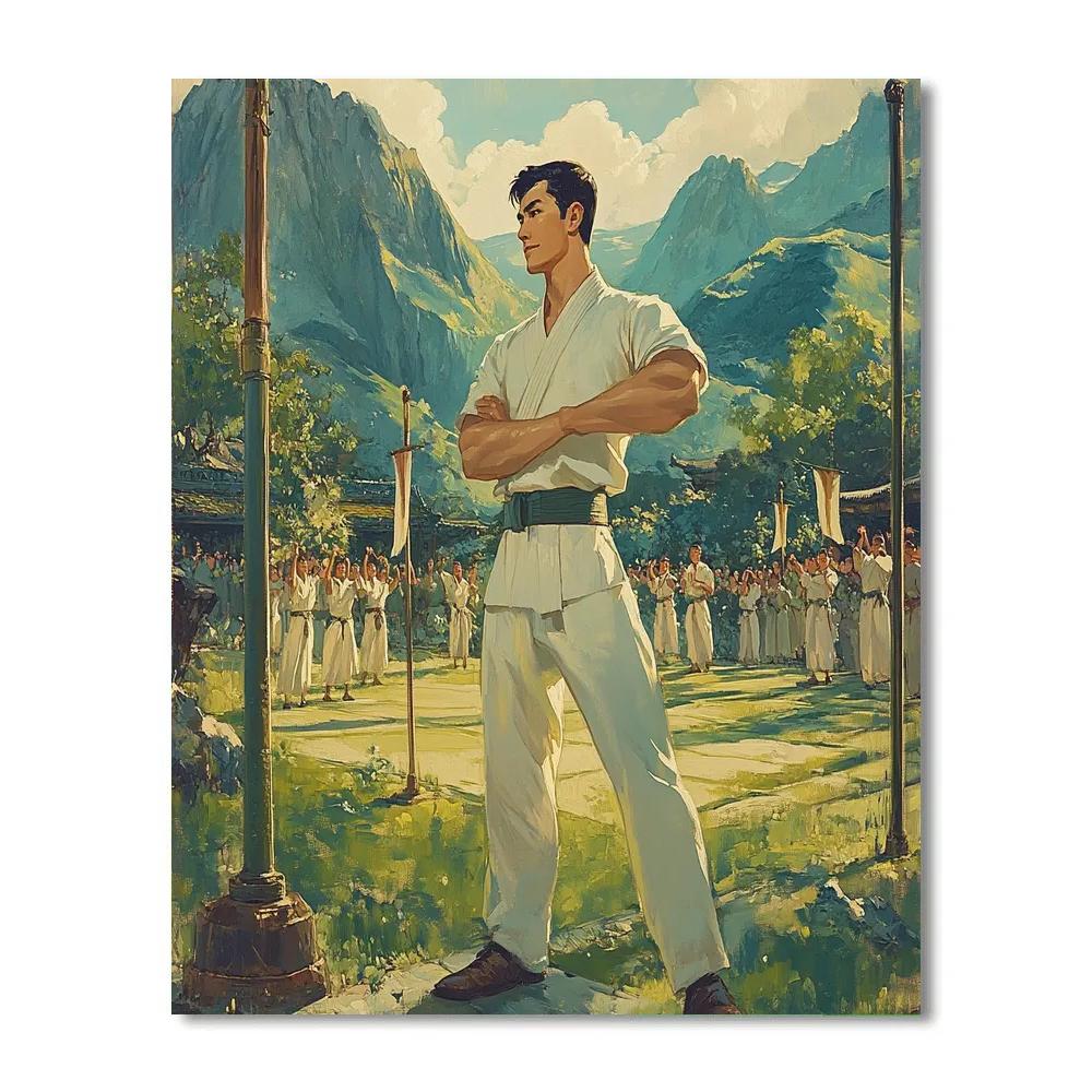 Li Shang Training Field Disney Inspired paint by numbers