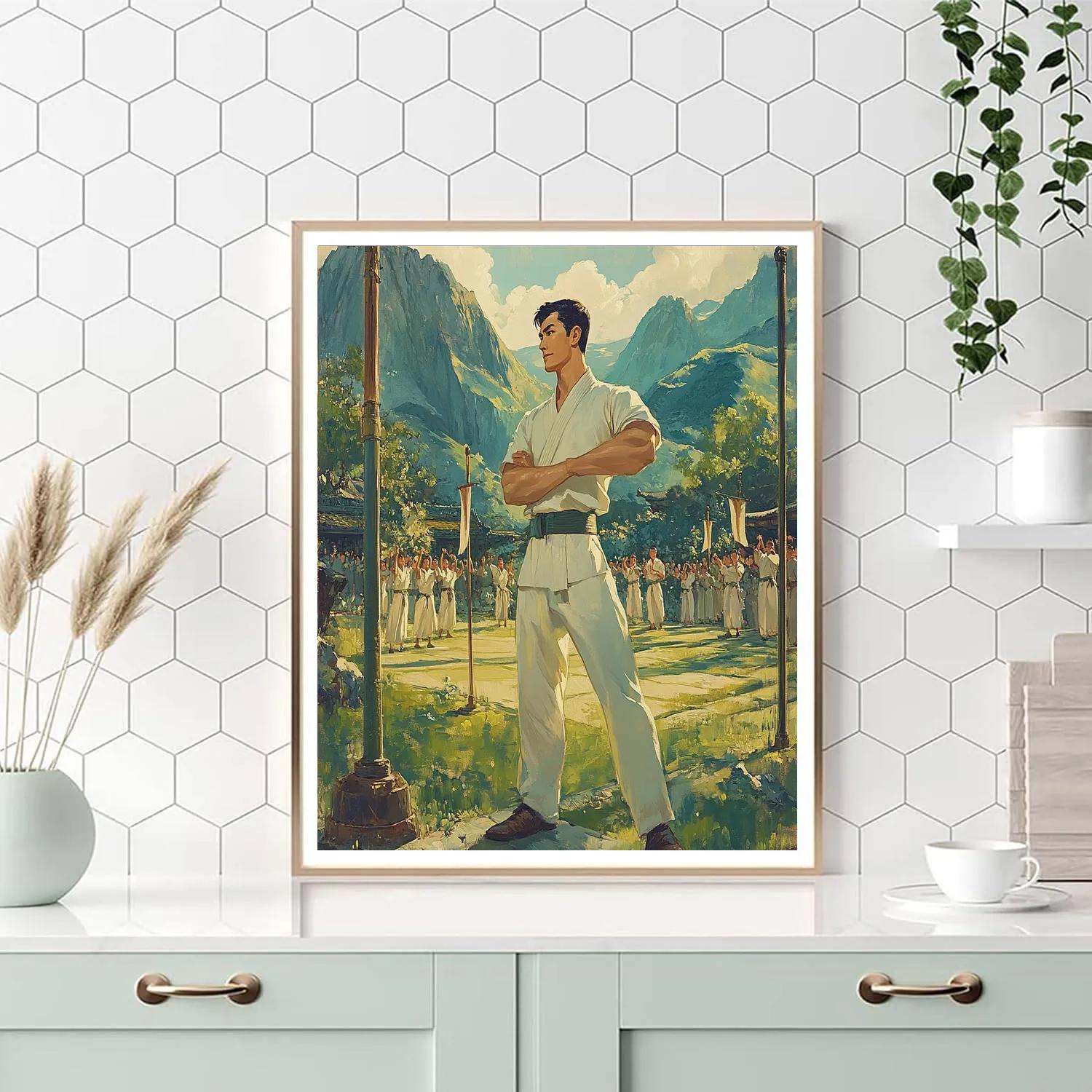 Li Shang Training Field Disney Inspired paint by numbers