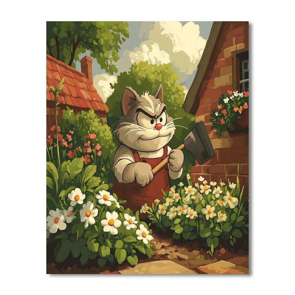 Grumpy Garden Surprise Disney Inspired Paint by numbers kits