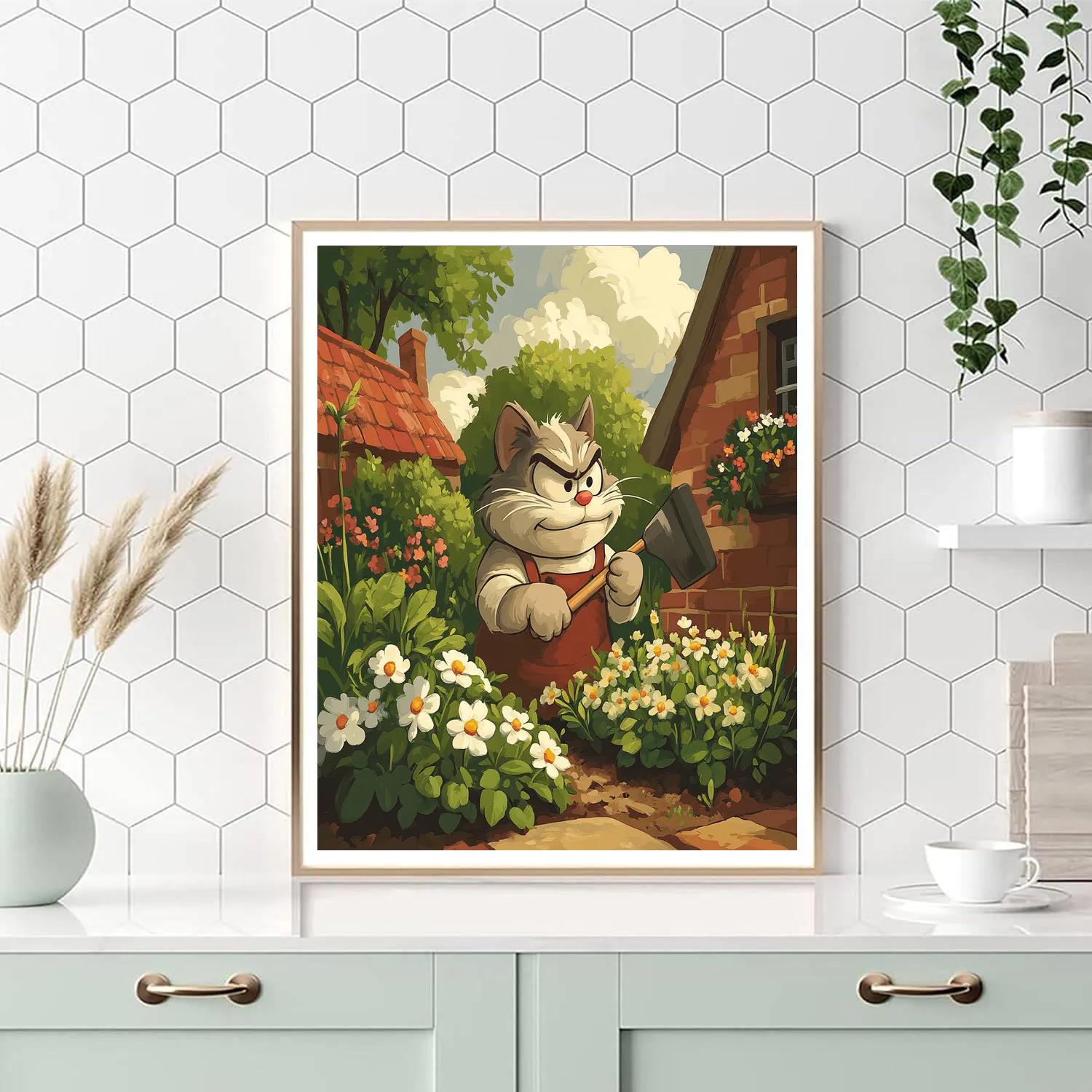 Grumpy Garden Surprise Disney Inspired Paint by numbers kits