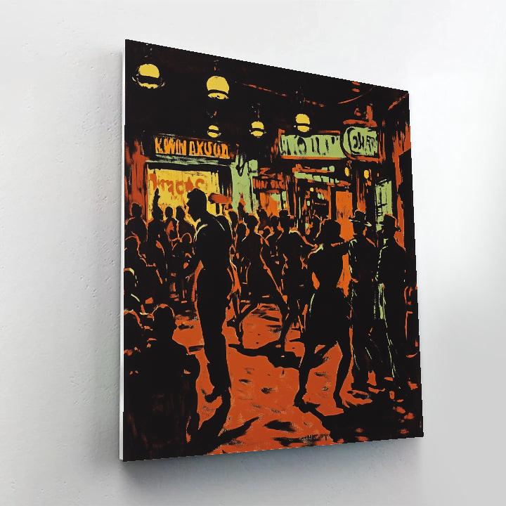 Henri De Toulouse Lautrec Inspired Night Cabaret Dancers Paint by numbers kits