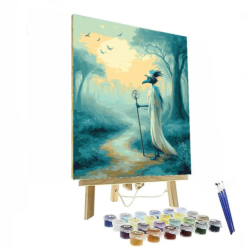 Rafiki Wise Moment Disney Inspired Number painting