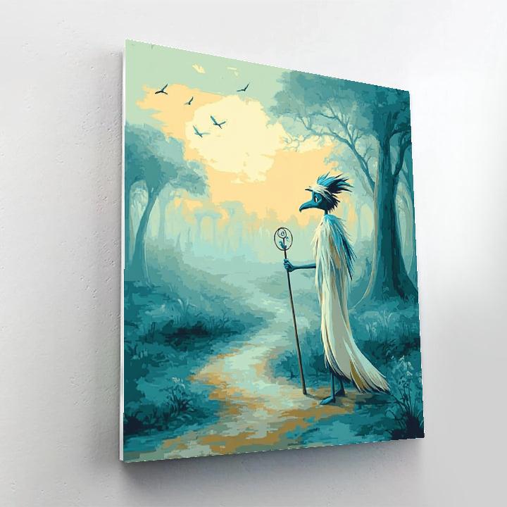 Rafiki Wise Moment Disney Inspired Number painting