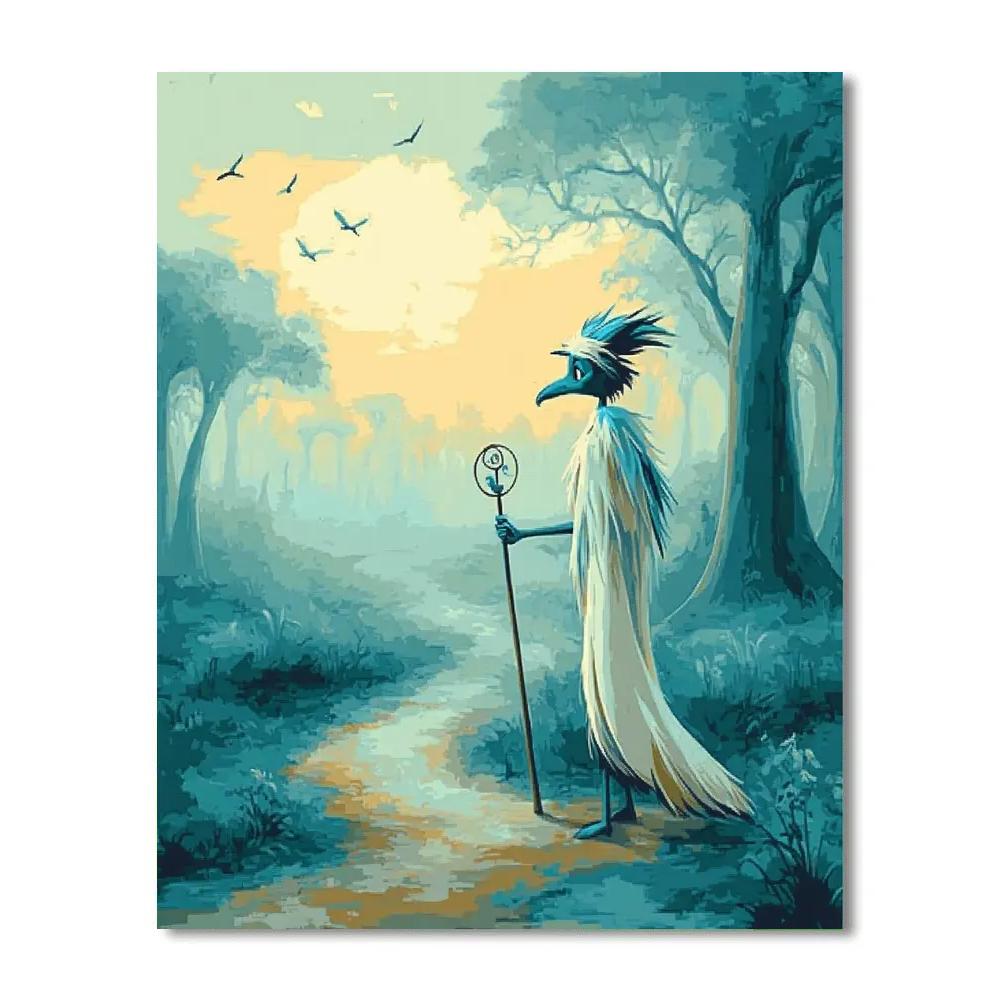 Rafiki Wise Moment Disney Inspired Number painting