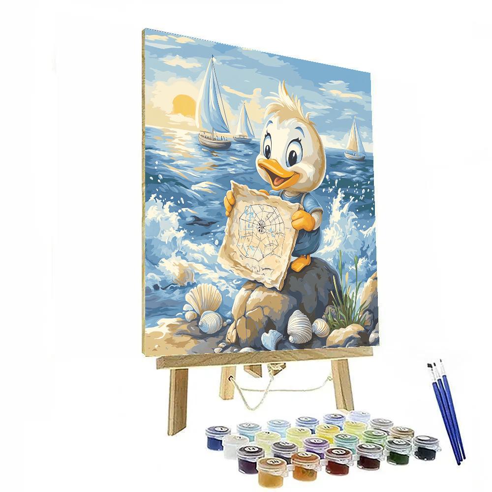 Scuttle Seaside Map Disney Inspired paint by color