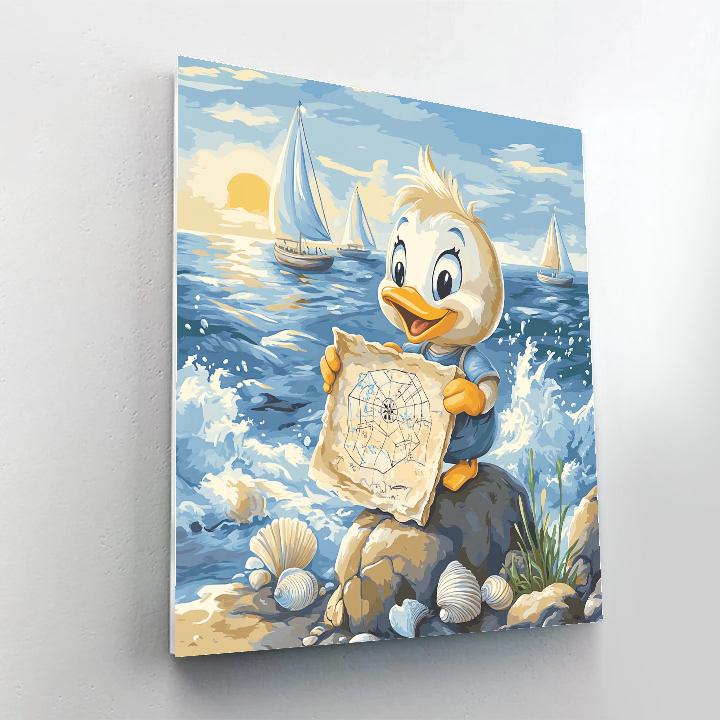 Scuttle Seaside Map Disney Inspired paint by color