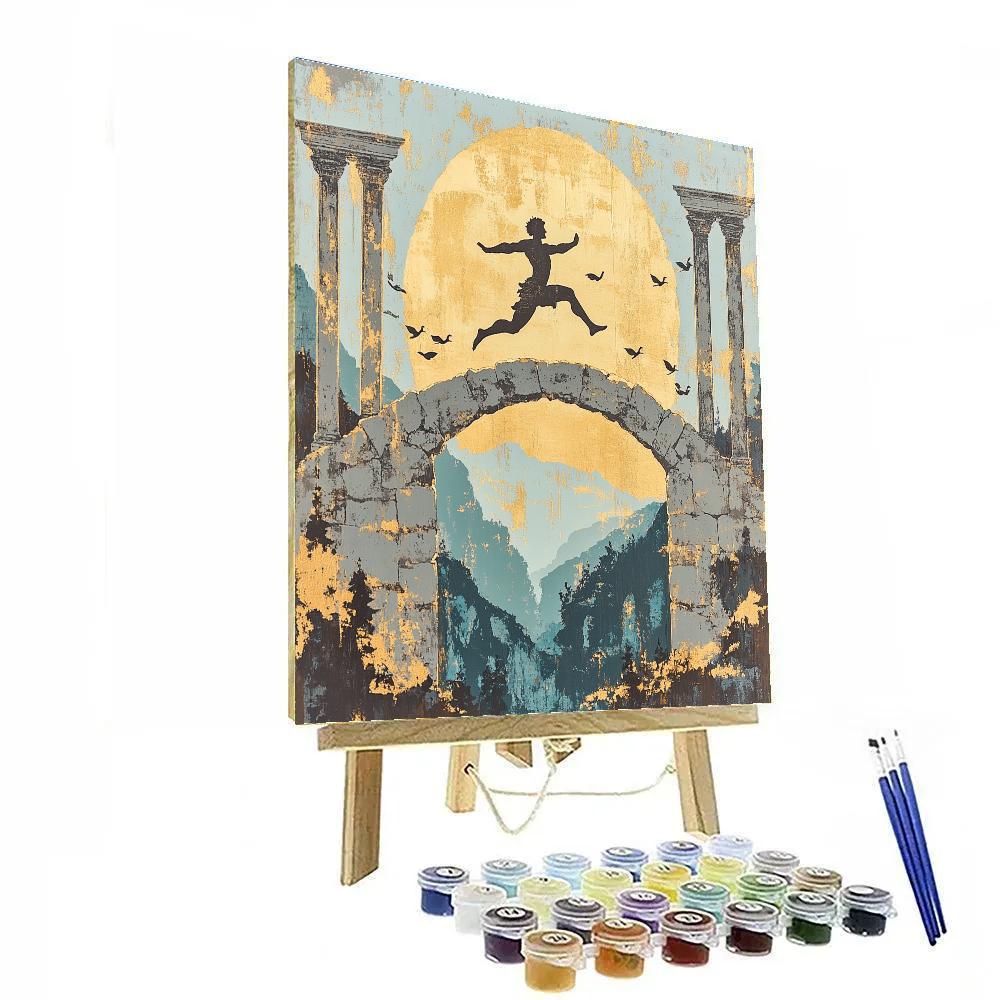 Hercules Celestial Leap Disney Inspired Painting by numbers kit